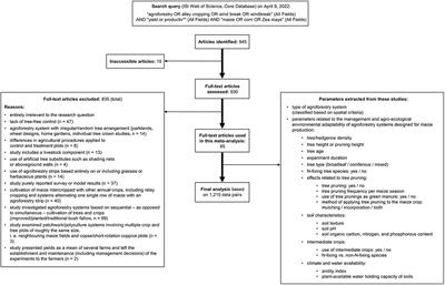 Effects of agroforestry on grain yield of maize (Zea mays L.)—A global meta-analysis